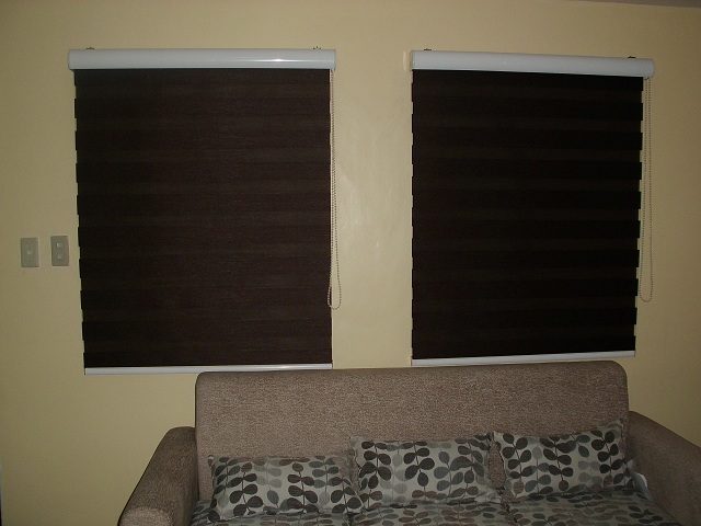  Combi Blinds G327 Walnut Installed at Pasig City, Philippines