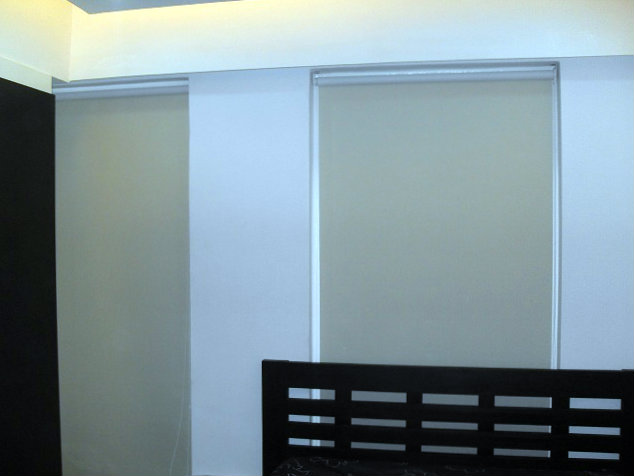 Roller Blinds Blackout Installed at Estrella, Makati City, Philippines