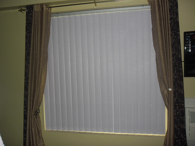 Installed PVC Vertical Blinds in Pasay City, Philippines