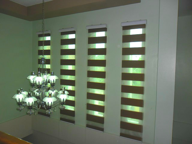 Combi Blinds " Pleated - Coffee " Combi Blinds " Pleated - Coffee "