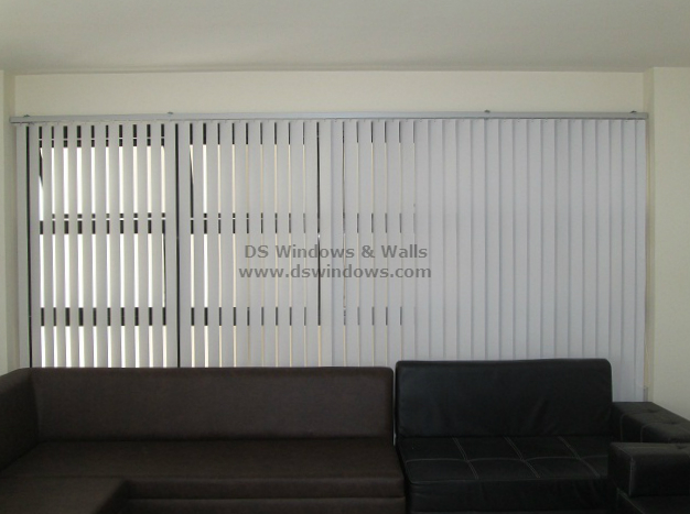 PVC Vertical Blinds for Wide Windows 