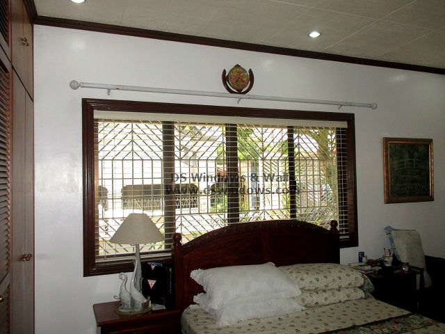 Wooden Blinds installed in Nuvali Laguna, Philippines
