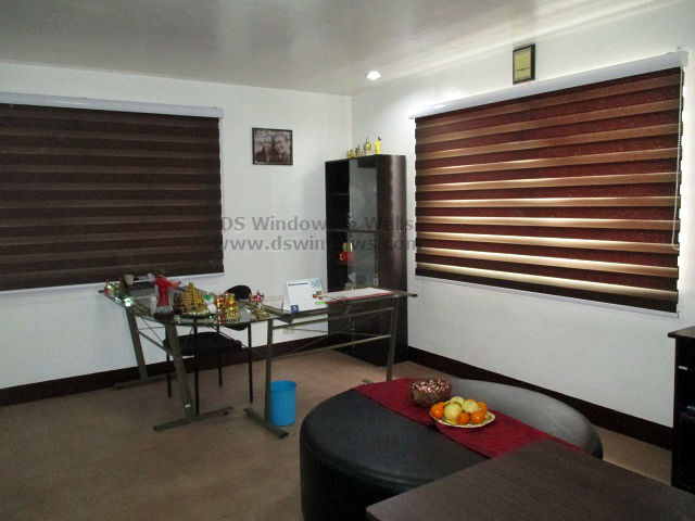 Brown Duo Shade Blinds Attract Luck and Energy for 2015 - Manila, Philippines