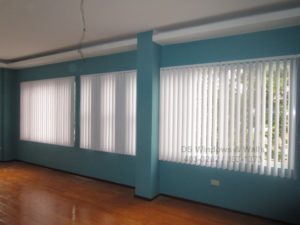 Vertical blinds for residential
