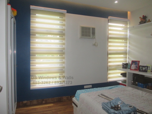 Combi shades with natural beige color