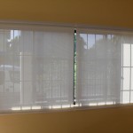 Installed Roller Blinds at Caloocan City ; White – sunscreen material