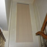 Installed PVC Vertical Blinds at Long-Narrow Window