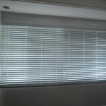 Faux Wood Blinds Installed at Art Gallery Room