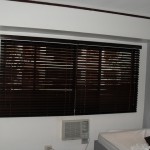 Wooden Blinds Installed at Pasig City, Philippines