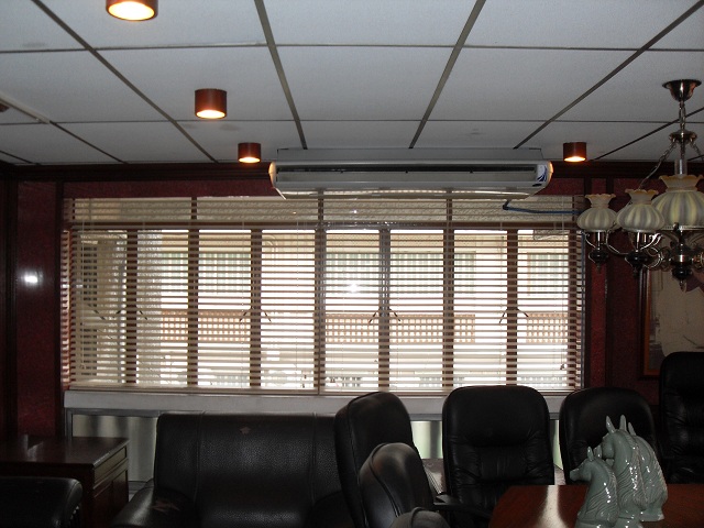 Durable Wooden Blinds Installed at Parañaque City, Philippines