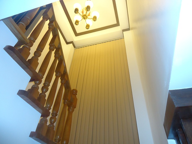 PVC Vertical a Stair Window Blinds Installed at Bagumbayan Taguig City, Philippines