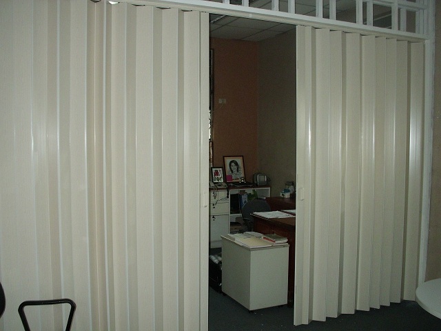 PVC Folding Door in Eastwood Libis, Quezon City, Philippines