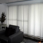 Fabric Vertical Blinds Installation for Sliding Glass Door of Patio Room