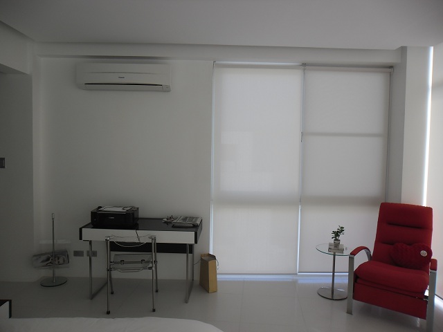 Roller Blinds "A4101 WHITE" at Batangas, Philippines