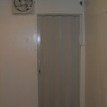 Installation of PVC Accordion Door in Parañaque City, Philippines