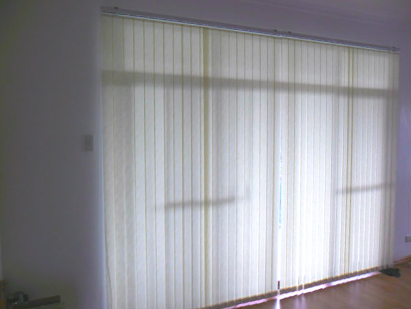 Fabric Vertical Blinds for Sliding Glass Door at Pasay City, Philippines