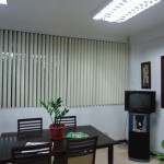 PVC Vertical Blinds “Brush Cream” Installed in Muntinlupa City, Philippines