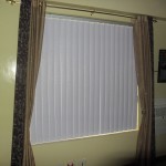 Violet Color of PVC Vertical Blinds with Floral Design