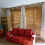 Fauxwood Blinds Installed at East Service Road Muntinlupa City, Philippines