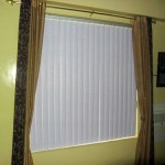 Violet Color of PVC Vertical Blinds with Floral Design