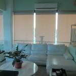 Soothing Home Interior with Roller Blinds