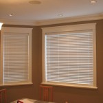 Beautiful and Elegant White Wood Blinds