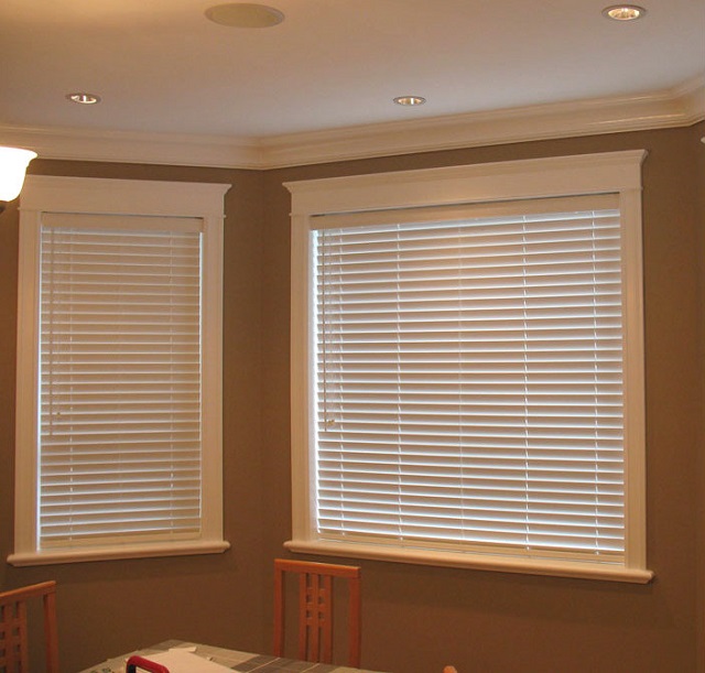 Beautiful White Wooden Blinds
