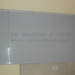 Aluminum Venetian Blinds as Window Dressing