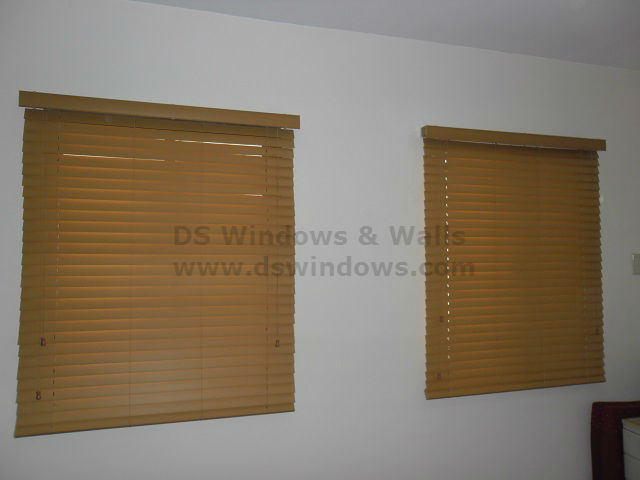 Installed Faux Wood Blinds in Valenzuela City