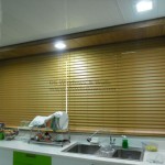 Water Resistant Dura Wood Blinds for Kitchen