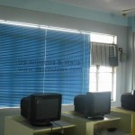 Aluminum Mini Blinds Installed at Computer Room