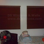 Faux Wood Blinds Installed in Pasig City, Philippines