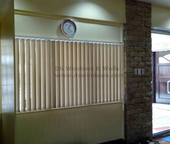 PVC Vertical Blinds Suitable for Heavily Flooded Areas