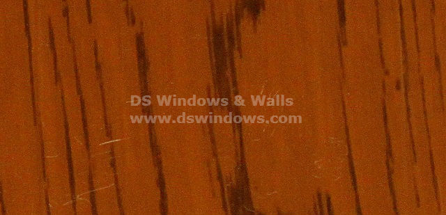 Teak Color of PVC Folding Door to attain Wood Look