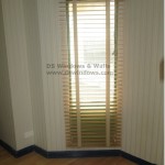 Wood Blinds with Fabric Cloth Tape Installed in Parañaque City