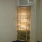 Wood Blinds with Fabric Tape