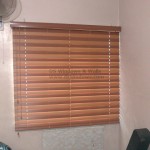 Fauxwood Blinds Installed in Sta. Rosa Laguna.