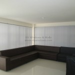 PVC Vertical Blinds for Contemporary Design Living Room