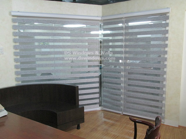 Combi Blinds Installed in the Office - Holy Spirit, Quezon City