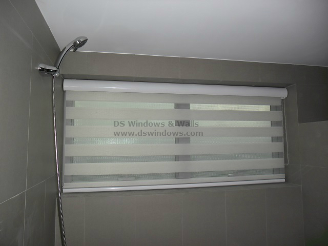 Combi Blinds for Bathroom Window