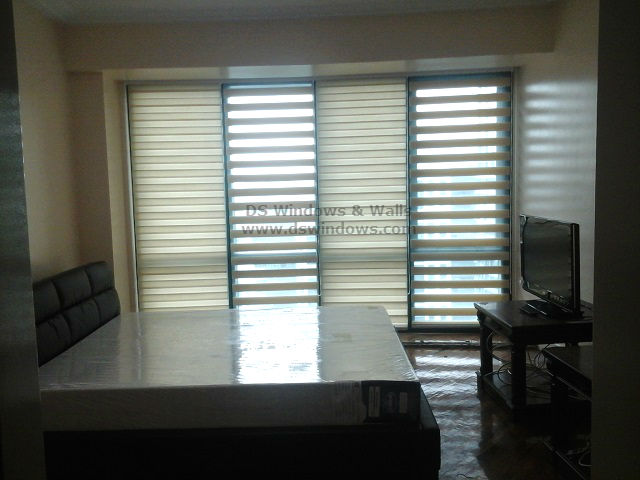 Combi Blinds for Modern Fully Furnished Condo, Makati City