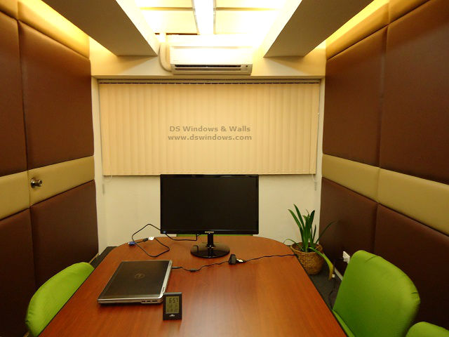 Vertical Blinds For Narrow Conference Room