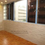 Bricks Wallpaper and Laminated Wood Flooring for Offices – East Avenue, Quezon City
