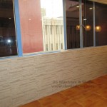 Bricks Wallpaper and Laminated Wood Flooring Installed at East Avenue, Quezon City