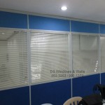 Intra-Office Partition Mini Blinds Privacy