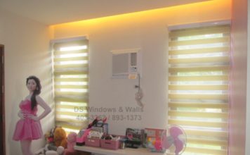 Fresh window shades beige color