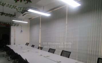 Fabric Vertical Blinds: A Functional Interior Decor for 24/7 Office – Ayala Makati Installation Interior Decor 24x7 office Ayala Makati