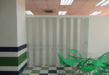 PVC accordion door Makati installation