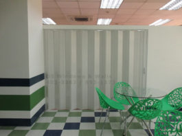 PVC accordion door Makati installation