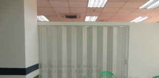 PVC accordion door Makati installation